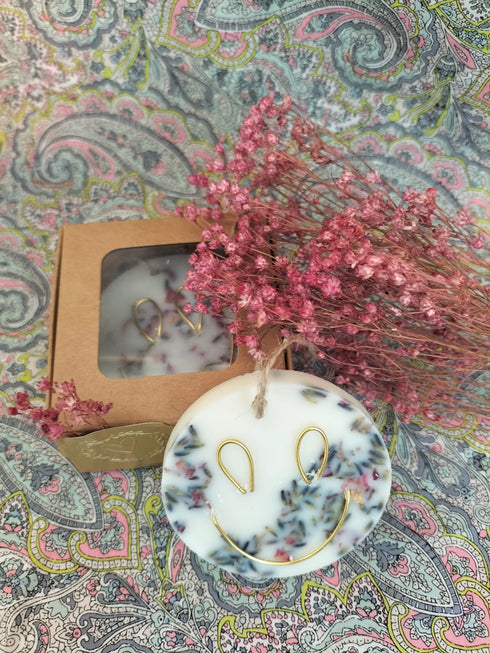 La suspension SMILEY parfumée fondante  ☆Home capsule☆ FLEUR DE COTON